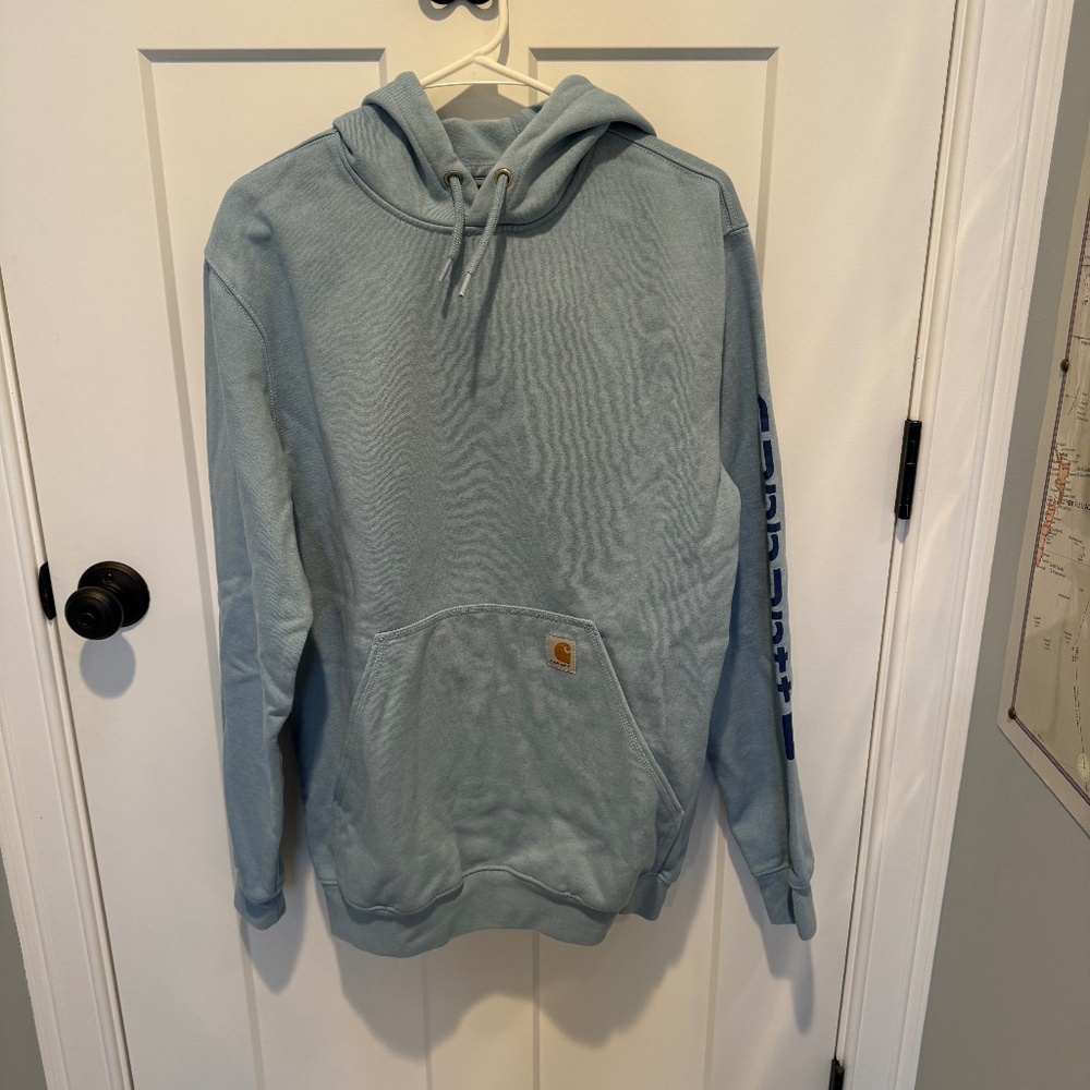Carhartt Men's Loose Fit Midweight Logo Sleeve Graphic Sweatshirt - Size: Medium